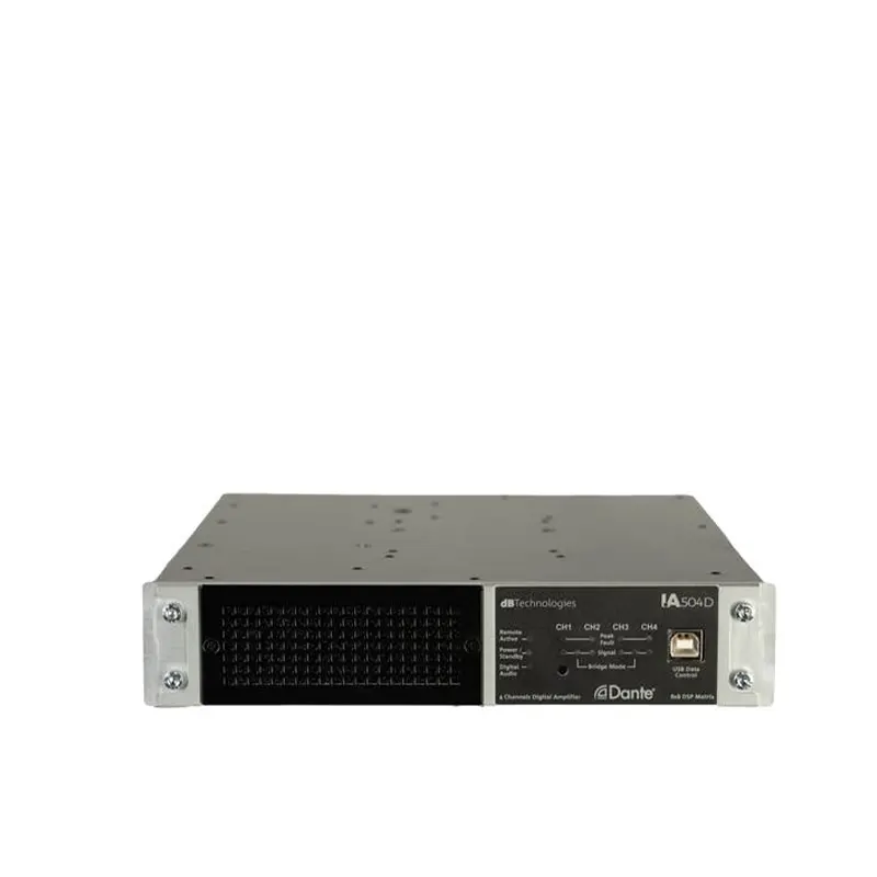 dBTechnologies IA504 D เพาเวอร์แอมป์ 4 ชาแนล 280 วัตต์ รองรับระบบเครือข่าย Dante®