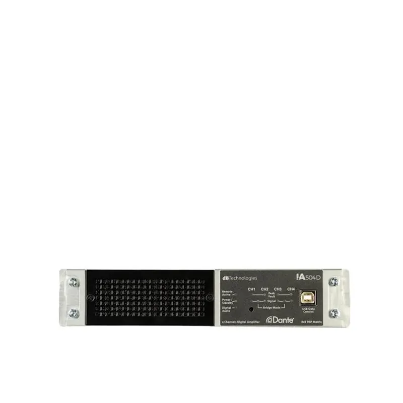 dBTechnologies IA504 D เพาเวอร์แอมป์ 4 ชาแนล 280 วัตต์ รองรับระบบเครือข่าย Dante®