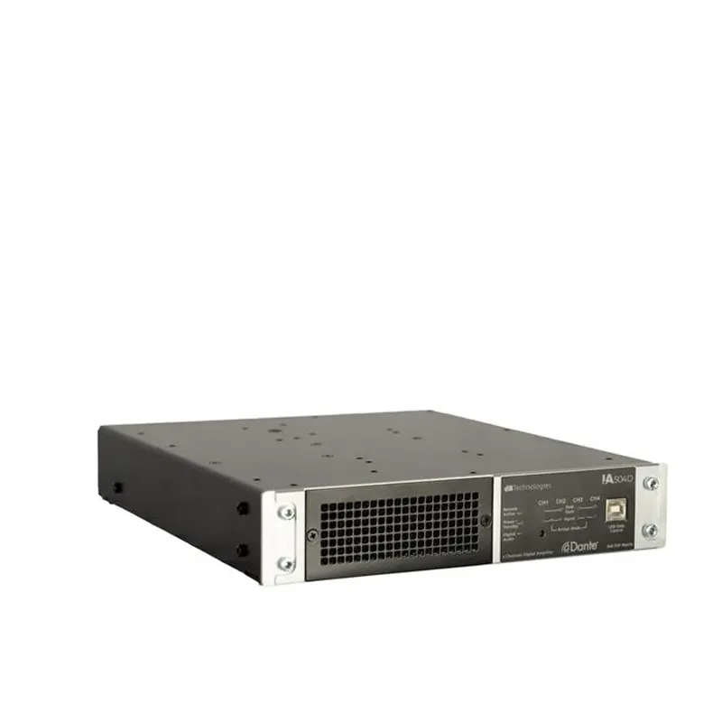 dBTechnologies IA504 D เพาเวอร์แอมป์ 4 ชาแนล 280 วัตต์ รองรับระบบเครือข่าย Dante®