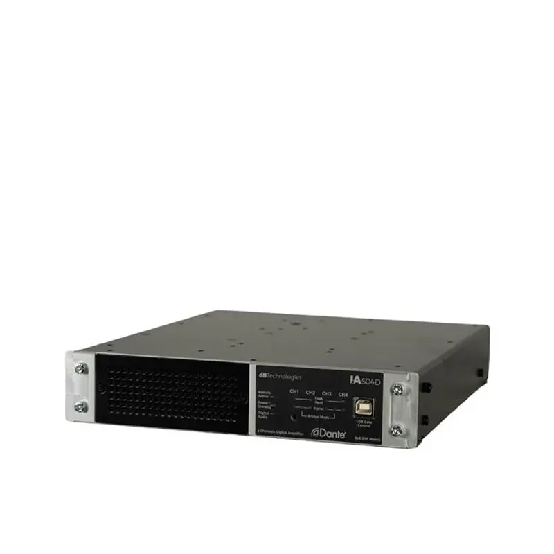 dBTechnologies IA504 D เพาเวอร์แอมป์ 4 ชาแนล 280 วัตต์ รองรับระบบเครือข่าย Dante®