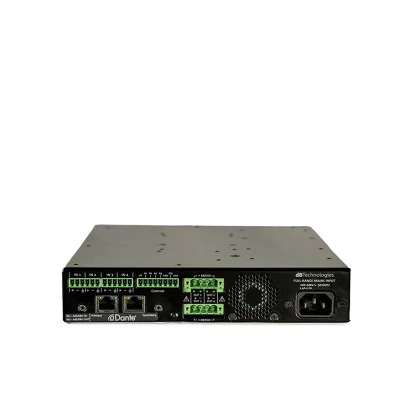 dBTechnologies IA504 D เพาเวอร์แอมป์ 4 ชาแนล 280 วัตต์ รองรับระบบเครือข่าย Dante® - Image 6